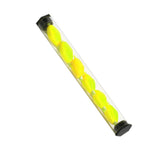 Maxbell 10x6Pcs Tube Float Foam Strike Indicator For Fly Fishing Yellow Plastic Tube