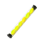Maxbell 10x6Pcs Tube Float Foam Strike Indicator For Fly Fishing Yellow Plastic Tube