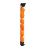 Maxbell 3x6Pcs Tube Float Foam Strike Indicator For Fly Fishing Orange Plastic Tube