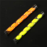 Maxbell 3x6Pcs Tube Float Foam Strike Indicator For Fly Fishing Orange Plastic Tube
