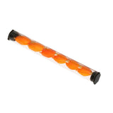 Maxbell 3x6Pcs Tube Float Foam Strike Indicator For Fly Fishing Orange Plastic Tube