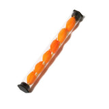 Maxbell 4x6Pcs Tube Float Foam Strike Indicator For Fly Fishing Orange Plastic Tube