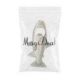 Maxbell 15xRainbow Stainless Steel Trout Fish Bottle Opener Fridge Magnetic Magnet
