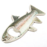 Maxbell 15xRainbow Stainless Steel Trout Fish Bottle Opener Fridge Magnetic Magnet