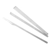 Maxbell 2x3pcs Stainless Steel Pedicure Kit Foot Hard Skin File Callus Remover Smooth