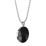 Maxbell Peaceful World Tears Glow in the Dark Pendant Necklace Stainless Steel Chain