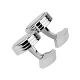 Maxbell 2x1 Pair Mens Shirt Vintage Cufflinks Round Watch Movement Cuff Links Silver