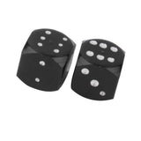 Maxbell 2Pcs Dice Valve Stem Caps Motorcycle Car Truck Bike Tire Wheel Cover