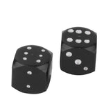 Maxbell 2Pcs Dice Valve Stem Caps Motorcycle Car Truck Bike Tire Wheel Cover