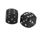 Maxbell 2Pcs Dice Valve Stem Caps Motorcycle Car Truck Bike Tire Wheel Cover