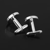 Maxbell 20 Pieces Round Blank Settings Base Pad Cufflinks Findings Making