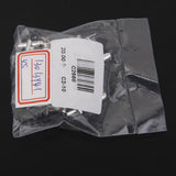 Maxbell 2x20Pcs Fashion Silver 10mm Flat Square Blank Settings Cuff Links Cufflinks