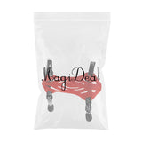 Maxbell 2xShooting Archery Rubber Arm Guard Safety Protection with 2 Straps - Red