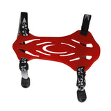 Maxbell 2xShooting Archery Rubber Arm Guard Safety Protection with 2 Straps - Red