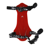 Maxbell 2xShooting Archery Rubber Arm Guard Safety Protection with 2 Straps - Red