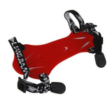 Maxbell 2xShooting Archery Rubber Arm Guard Safety Protection with 2 Straps - Red