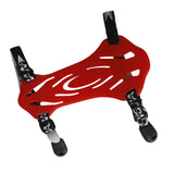 Maxbell 2xShooting Archery Rubber Arm Guard Safety Protection with 2 Straps - Red