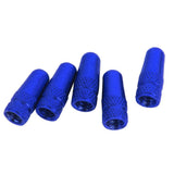 Maxbell 5x Bicycle Bike Presta Wheel Rims Tyre Stem Air Valve Caps Dust Cover Blue - Aladdin Shoppers