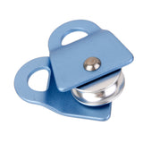 Maxbell 20KN Aluminium General Purpose Small Pulley for Climbing Rope 12mm Blue
