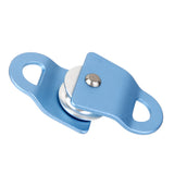Maxbell 20KN Aluminium General Purpose Small Pulley for Climbing Rope 12mm Blue