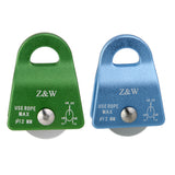 Maxbell 20KN Aluminium General Purpose Small Pulley for Climbing Rope 12mm Blue