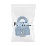 Maxbell 20KN Aluminium General Purpose Small Pulley for Climbing Rope 12mm Blue