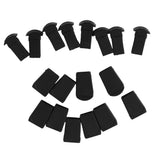 Maxbell 2x10pcs Zipper Pulls Cord Rope Paracord Ends Lock Split Buckles
