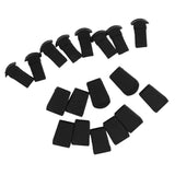 Maxbell 3x10pcs Zipper Pulls Cord Rope Paracord Ends Lock Split Buckles