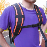 8x1 Pair DIY Waterproof PVC Shoulder Belt Strap Replacement for Backpack