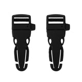 Maxbell 2x2pcs Plastic Backpack Chest Webbing strap Adjuster Buckle+ whistle