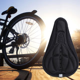 Maxbell 2xCycling MTB Bike Bicycle 3D Sponge Saddle Seat Cover Cushion Soft Pad Black