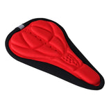 Maxbell Cycling MTB Bike Bicycle 3D Sponge Saddle Seat Cover Cushion Soft Pad Red