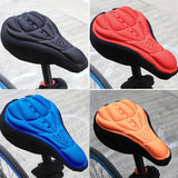 Maxbell Maxbell Cycling MTB Bike Bicycle 3D Sponge Saddle Seat Cover Cushion Soft Pad Red