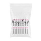 Maxbell 2x50Pcs Pro Disposable Mascara Wands Brush Eyelash Extension Applicator Makeup Rose Red