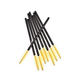 Maxbell 2x50Pcs Pro Disposable Mascara Wands Brush Eyelash Extension Applicator Makeup Rose Red
