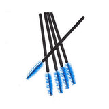 Maxbell 2x50Pcs Pro Disposable Mascara Wands Brush Eyelash Extension Applicator Makeup Rose Red