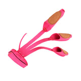Maxbell Archery Protector Glove 3 Fingers Pull Bow Arrow Shooting Gloves Rose Red