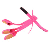 Maxbell Archery Protector Glove 3 Fingers Pull Bow Arrow Shooting Gloves Rose Red