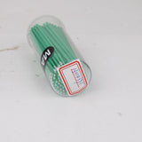 Maxbell 2x100 Eyelash Extension Micro Brushes Disposable Individual Makeup Kit Green