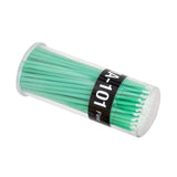 Maxbell 2x100 Eyelash Extension Micro Brushes Disposable Individual Makeup Kit Green