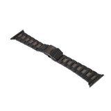 Maxbell Maxbell Stainless Steel Strap Classic Buckle Watch Band for Apple Watch Black 42mm