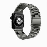 Maxbell Maxbell Stainless Steel Strap Classic Buckle Watch Band for Apple Watch Black 42mm