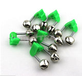 Maxbell Maxbell 10 Pcs Rod Clamp Sea Fishing Tip Bite Lure Alarm Twin Bell Ring