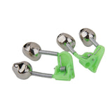 Maxbell Maxbell 10 Pcs Rod Clamp Sea Fishing Tip Bite Lure Alarm Twin Bell Ring
