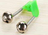 Maxbell Maxbell 10 Pcs Rod Clamp Sea Fishing Tip Bite Lure Alarm Twin Bell Ring