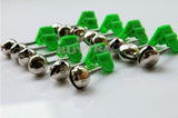 Maxbell Maxbell 10 Pcs Rod Clamp Sea Fishing Tip Bite Lure Alarm Twin Bell Ring