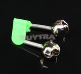 Maxbell Maxbell 10 Pcs Rod Clamp Sea Fishing Tip Bite Lure Alarm Twin Bell Ring