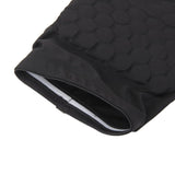 Maxbell Sports Honeycomb Antislip Basketball Knee Pad Sleeve Protective Gear Black L