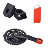 Maxbell 2x2x Mountain Bicycle Crankset Protector Crank Sleeve Protective Cover Red