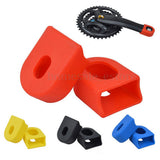 Maxbell 2x2x Mountain Bicycle Crankset Protector Crank Sleeve Protective Cover Red